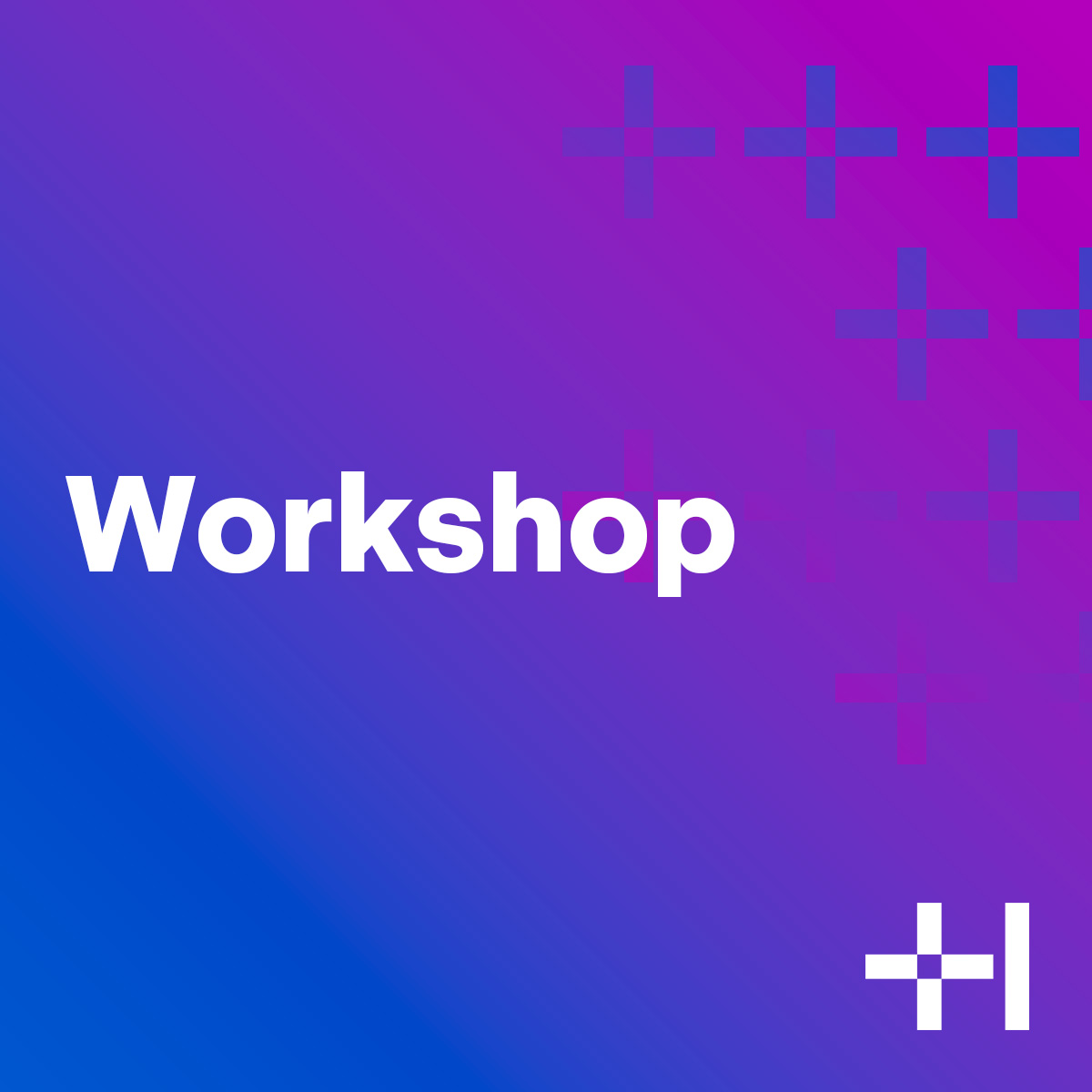 Huddersfield Health Innovation Incubator branded graphic with workshop written in bold white text.
