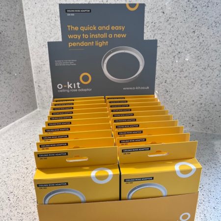 The O-kit, an innovative pendant light fitting.